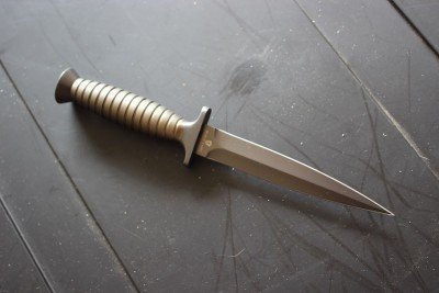 The Quest for the Perfect Knife This Browning made pig-sticker is evocative of the old Fairbairn Sykes. But it is made for one thing, and one thing only--sticking pigs. Not on the short list.