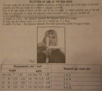 This is the size chart for the PDF-D. I measured my 7 year old and he came out at the size 4. On these masks you add the two numbers. 