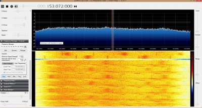 If you look to the left you'll see the scanner plugin for SDR#. There are a few of them. This is the one that has the frequency manager built in. I was scanning local police bands here and got some hits. 