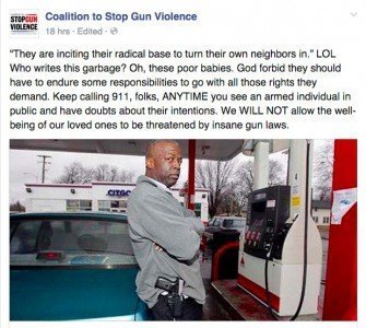 A screenshot of the post from CSGV's Facebook Page.  