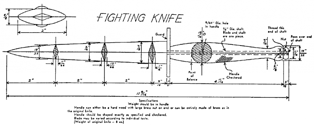 The Fairbairn-Sykes Fighting Knife The F-S design looks badass, even on paper.