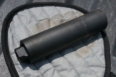 The Best 5.56 Silencer for the Money? Griffin Armament's Spartan 3 All cans get hot when used. Keep a mitt handy if you plan on removing it.