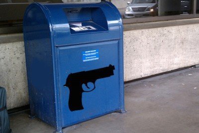 A drop box for guns.  Bad idea? (Photo: Controversial Times)