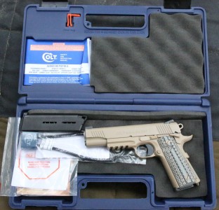 Colt M45A1 Close Quarters Battle Pistol (CQBP) - Review & Range Report The gun comes with a lockable case and two Wilson Combat magazines.