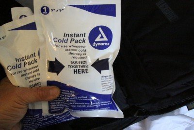 You will never have enough room for everything you want to put in your pack. These cold packs are big, but useful when a bone is broken. 