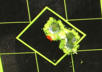 Five slow shots from the same distance. 