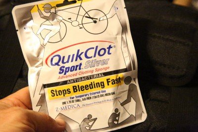 QuickClot is the name brand hemostatic, or styptic powder. There are a number of others, many that come from the pet grooming industry. 