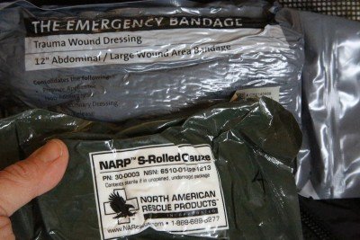 The most important item in a trauma pack is a lot of high quality bandages. There are a ton of surplus bandages on the market today. You just have to do the research. 
