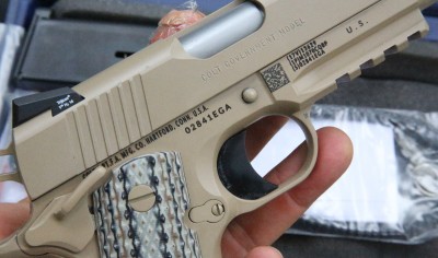 Colt M45A1 Close Quarters Battle Pistol (CQBP) - Review & Range Report My gun came with Trijicon night sights.