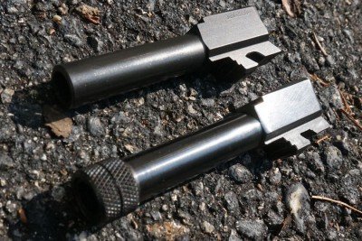 Suppressing the GLOCK 43--XCaliber Firearms The XCaliber barrels are 4140 stainless.