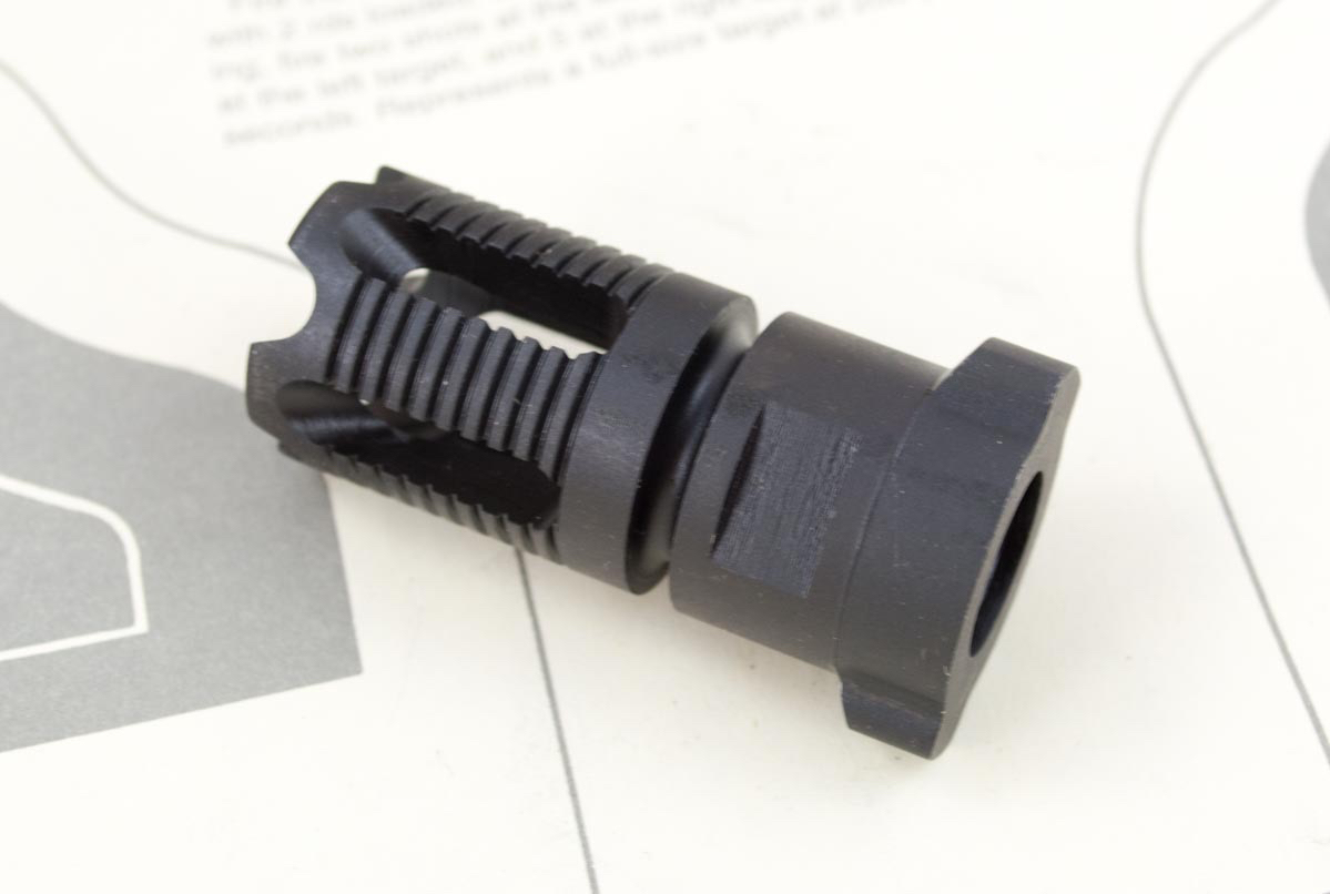 GemTech includes this flash hider mount with the G5 and G5-T models.