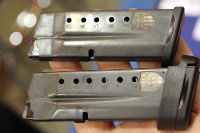 Eight and seven round mags included.