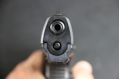 The rimfire from the front.