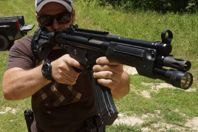 PTR 32P – The H&K Style AK Alternative With a cheek weld, the gun is sufficiently braced. Not optimal, but it works.