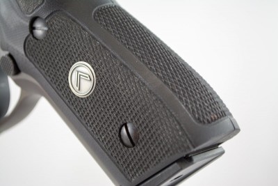 The Legion comes with two-piece G10 grips.