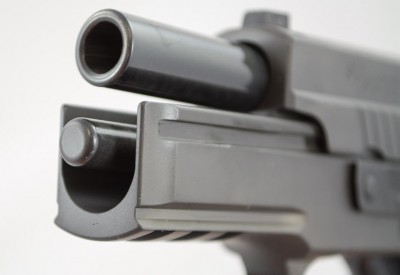 Note the polished steel guide rod for extra weight up front and to smooth out the action.