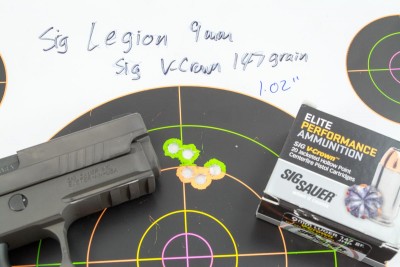 I can't remember the last time I got a 1.02" group from a production gun at 25 yards.