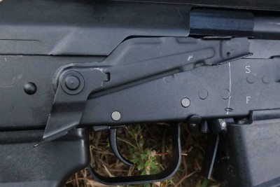 The safety is an AK safety--like it or not. But the thumb ledge helps keep your right hand on the grip.