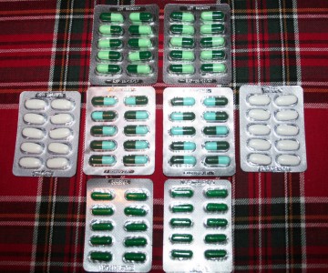 Look through the Ebay listings carefully if you want to buy antibiotics. There are companies that market "fish flex" and such in white aftermarket bottles, but there are now a lot of people selling grey market blister packs of the same stuff, and they'll keep much longer I think. 