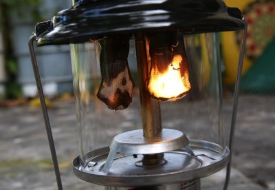 Coleman mantles and I don't get along well. I always mess up the preburn by getting impatient and blasting the gas, which causes a blowout. ;P