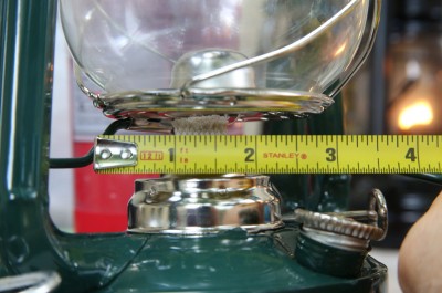 This lantern comes with a 5/8ths wick, so if you are buying a roll, take note of the different size. 