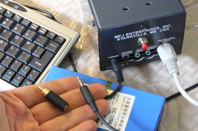 ***Important update. After a call to MFJ customer support I was able to get the MFJ-452 to send Morse code pulses through these radios using a PS2 keyboard. You have to get an RCA to 3.5mm adapter for the keyer output, but it DOES WORK YAY!