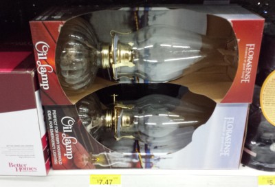 In South Florida these 7/8" wick glass fount lanterns are available in the candle section of Walmart year round. The buner assembly seems to be the same as more expensive options online. 