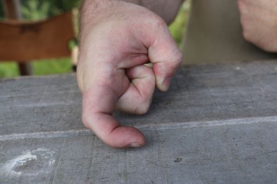 You can see the movements of your finger better when it isn't covered by a gun.