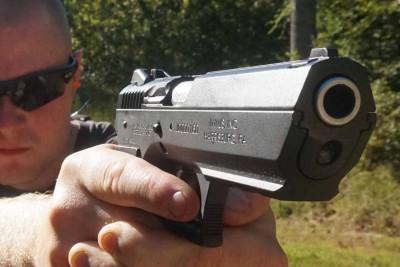 IWI's Pistol, the Jericho 941--9mm Overkill Elements of the design are reminisent of both CZs and The Desert Eagle.