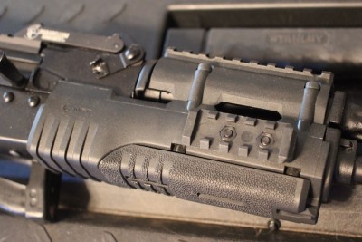 Troy Takes on the AK-47 This MFT hand guard is functional, but it is too compact for my taste.