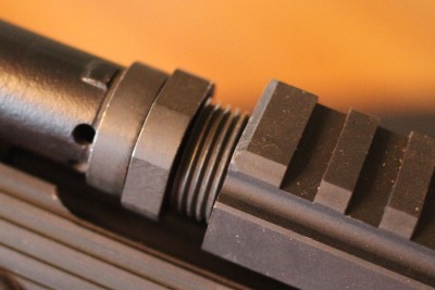 Troy Takes on the AK-47 Install the new top rail. This replaces the gas tube and fits in place easily.