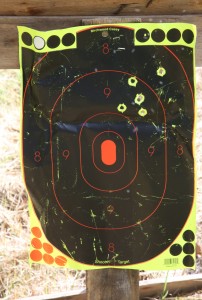 This was where the gun shot out of the box with the Blazer rounds. 