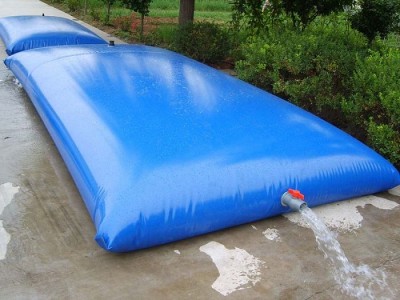 Potable water pillow tanks are an absolute must for areas that have water restrictions, or like Colorado where it is illegal to collect rainwater from your own property. These will go through your door and your neighbors won't see a big tank being delivered. 