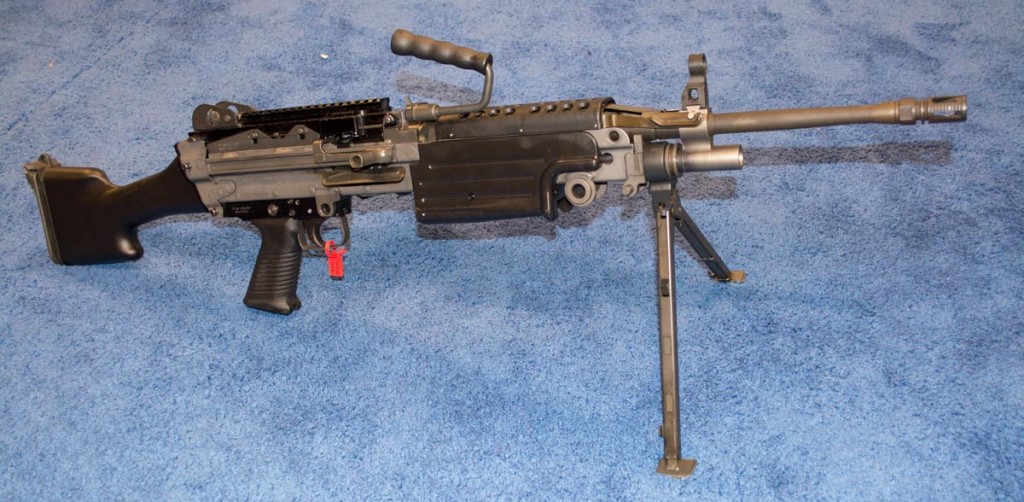I'm pretty sure this FN M249S is in the running for the 2016 most interesting guns list...