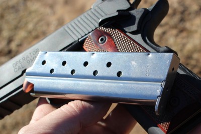 Both run on Springfield's 9mm mags, and we had no issues with them, at all. 