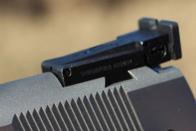 Part of what many find appealing about the RO line is the adjustable rear sight.