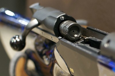 Incredible Colors for the Blaser R8 Rifles -- SHOT Show 2016 The straight pull is easy to work from the shoulder.