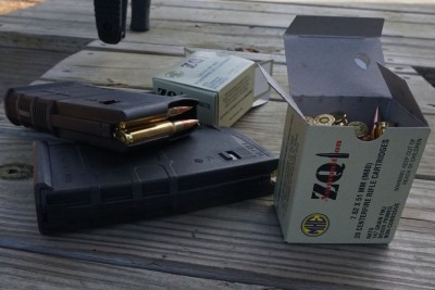 20 round mags mean reasonable capacity for a CQB gun, too.