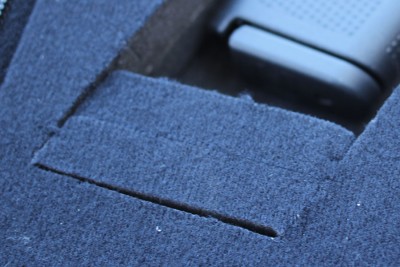 New iPad and Gun Cases from GATOR Cases for Off Body Carry The foam is cut for rough sizing.