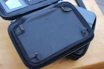 A flap inside the case keeps a gun covered, but immediately accessible. 