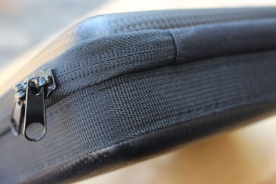 The working hinge is made of reinforced webbing.