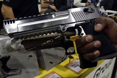 The famed Desert Eagle now comes in three fat calibers, and all three work off one frame. 