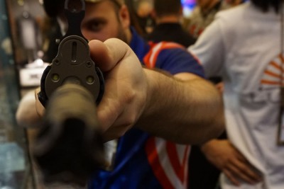 LUX180 Light Needs No Railspace - SHOT Show 2016 You looking at me?