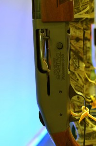 Mossberg Yetis--and We're Not Talking Coolers--SHOT Show 2016 Pro Series receiver. This one doesn't have an oversized charging handle for some reason.