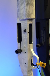 Mossberg Yetis--and We're Not Talking Coolers--SHOT Show 2016 This one does have an oversized charging handle!