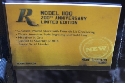Remington Bicentennial Limited Editions - SHOT Show 2016 1100 Info.