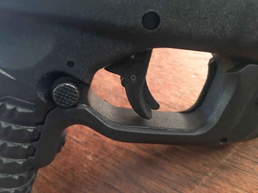 Note how the Laserguard doesn't create ridges inside of the trigger guard. That's a big deal that will prevent trigger finger abrasion during recoil. 