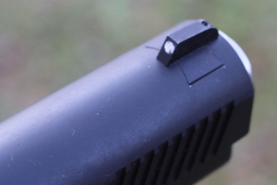 One dot on the front, there are two in the back. 