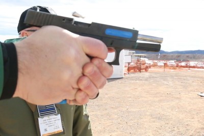 Firing the UTM system. 