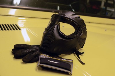 If you are going head-to-head, protect your head (and your other sensitive and important parts).